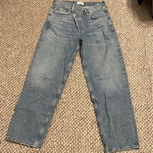 agolde criss cross jeans
